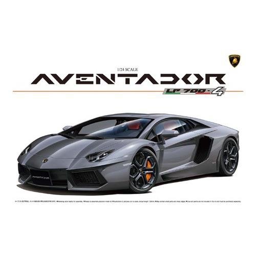 Aoshima 00142 LAMBORGHINI AVENTADOR LP700-4 ENGINE DETAIL 1/24