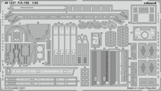 Eduard 491227 F/ A-18E HOBBY BOSS 1/48 – image 2
