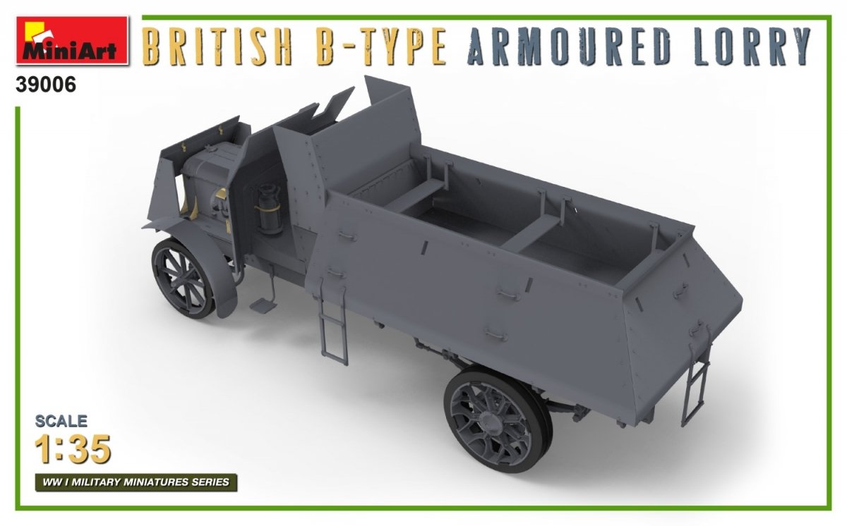 Miniart 39006 BRITISH B-TYPE ARMORED LORRY 1/35 – imagen 6