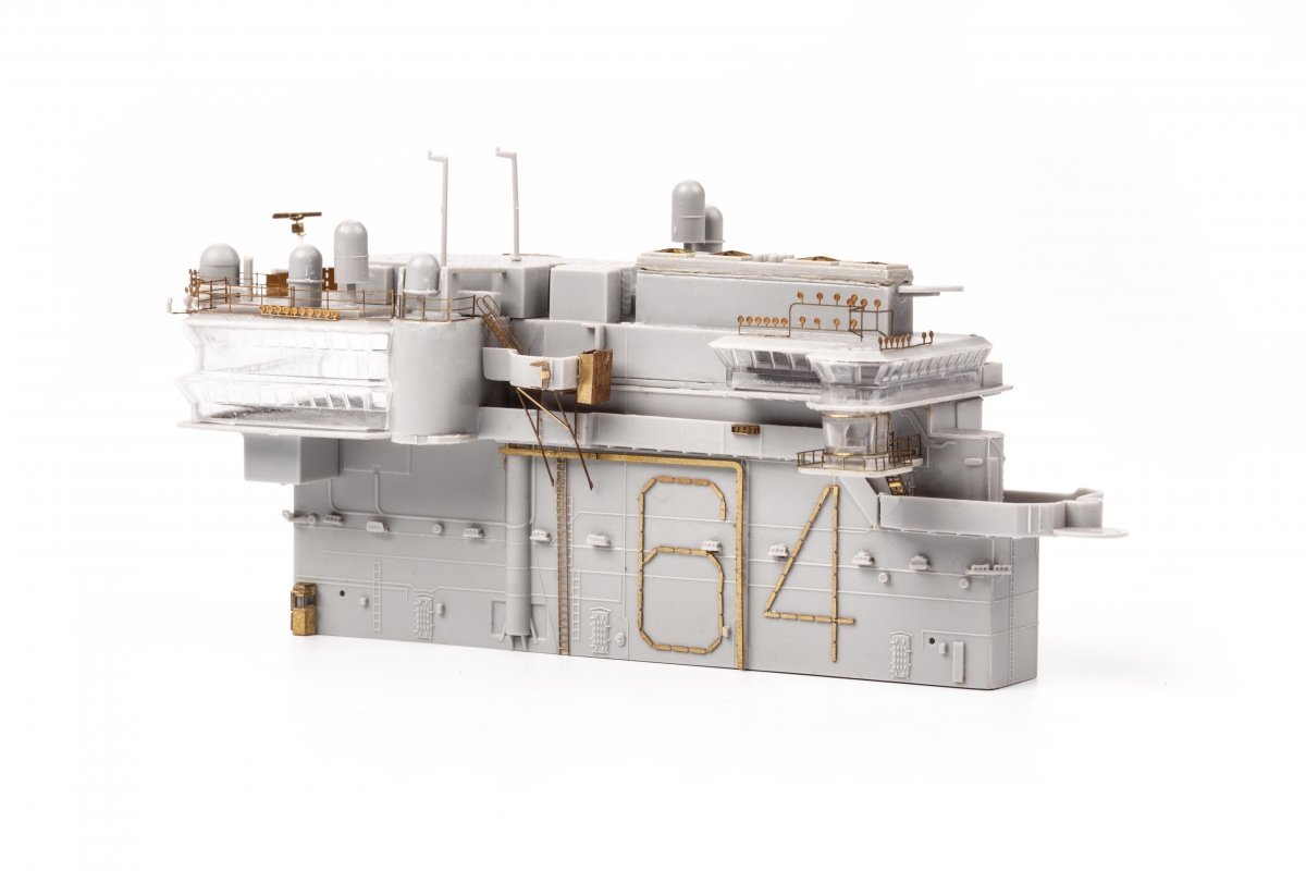 Eduard 53285 USS Constellation CV-64 part 5 - island TRUMPETER 1/350 – Bild 3