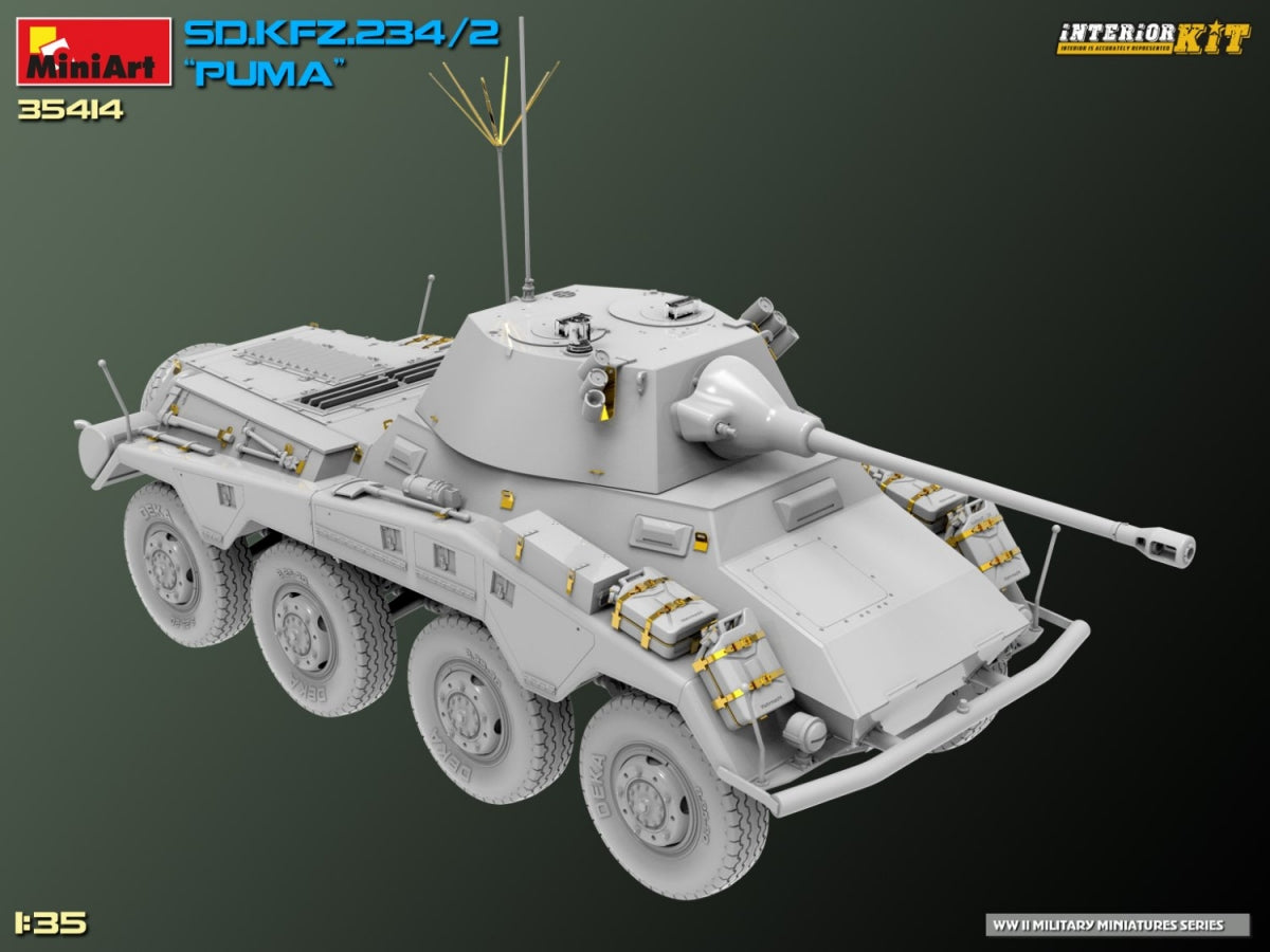 MiniArt 35414 Sd.Kfz. 234/2 PUMA. INTERIOR KIT 1/35 – image 7