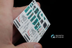 Quinta Studio QD48028 MiG-31BM 3D-Printed &amp;amp; colored Interior on decal paper (for AMK kit) 1/48 – obrázek 6