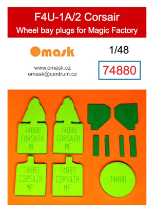 Omask 74881 Fairey Fulmar Mk.II wheel bay plugs (for Trumpeter 05823) 1/48 – immagine 2