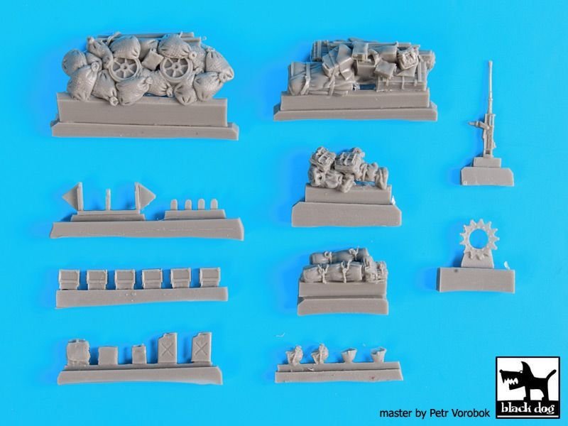 Black Dog T72079 M-10 accessories set for UM model 1/72 – Bild 6