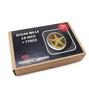 Yamamoto YMPRIM18 Ocean Mk18 18 Inch + Tires Pro Kit 1/24