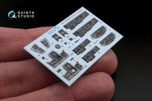 Quinta Studio QD48147 F-104A/C 3D-Printed &amp;amp; colored Interior on decal paper (for Hasegawa kit) 1/48 – image 2