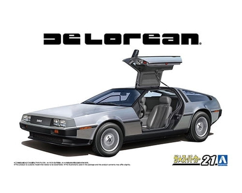 Aoshima 06435 The Super Car &amp;#39;82 DeLorean DMC-12 1/24