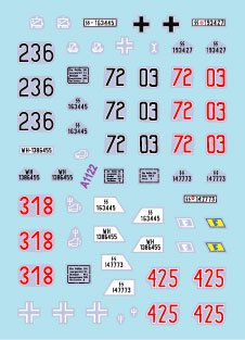 Star Decals 72-A1122 SdKfz 250 &amp;#39;neu&amp;#39; # 1 SdKfz 250/1 and SdKfz 250/3 on the West Front 1/72 – image 2