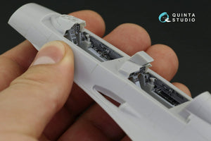 Quinta Studio QD48221 F-16B 3D-Printed &amp;amp; colored Interior on decal paper (Hasegawa) 1/48 – immagine 4