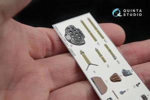 Quinta Studio QD48021 I-16 type 5 3D-Printed &amp;amp; colored Interior on decal paper 1/48 – Bild 7