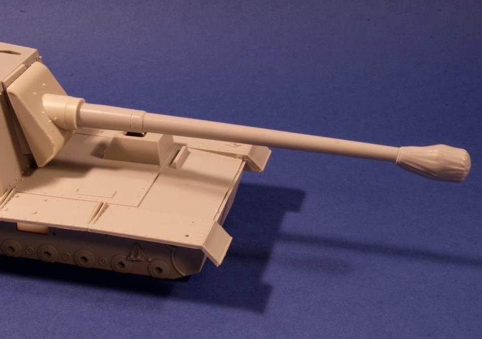 Panzer Art RE35-164 Kanone 40 Barrel with canvas cover tank destroyer “Sturer Emil” 1/35 – obrázek 4