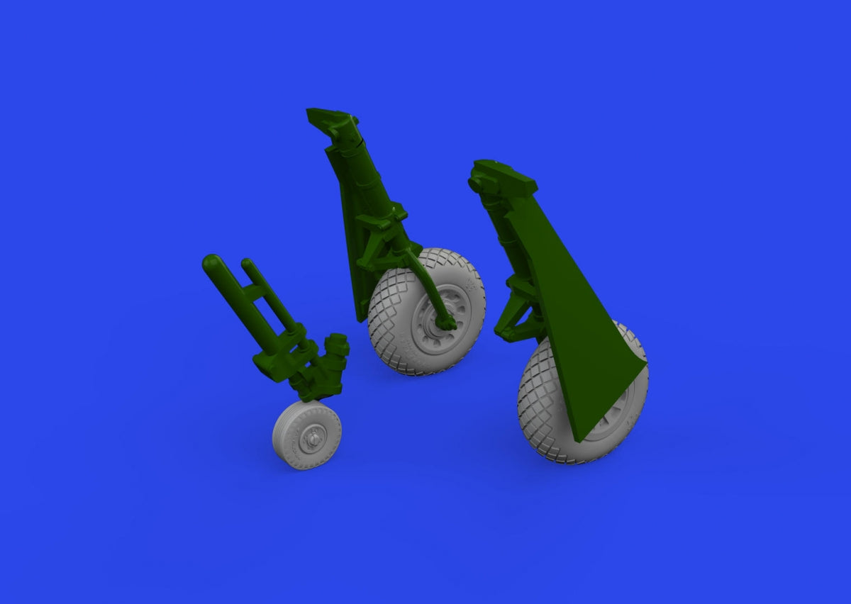 Eduard 672370 P-51D wheels diamond tread 2 EDUARD 1/72 – immagine 4