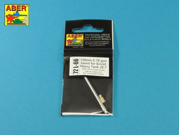 Aber 72L-66 130 mm C-70 gun barrel for Soviet tank JS-7 1/72 – image 8