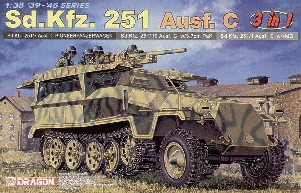 Dragon 6224 Sd.Kfz.251/10 ausf. C 3 in 1 (1/35)