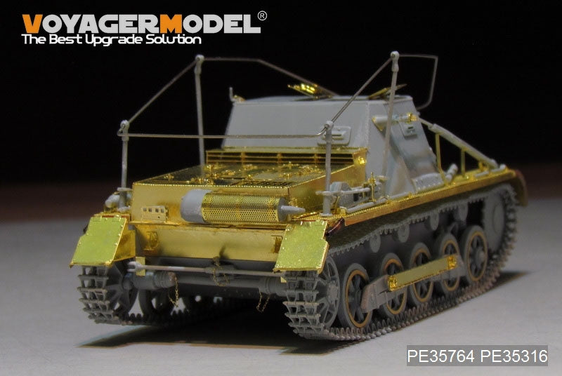 Voyager Model PE35764 WWII German Pz.Bef.Wg.I Command tank (Sd.Kfz. 265) basic For DRAGON 6218/6597 1/35 – obrázek 3