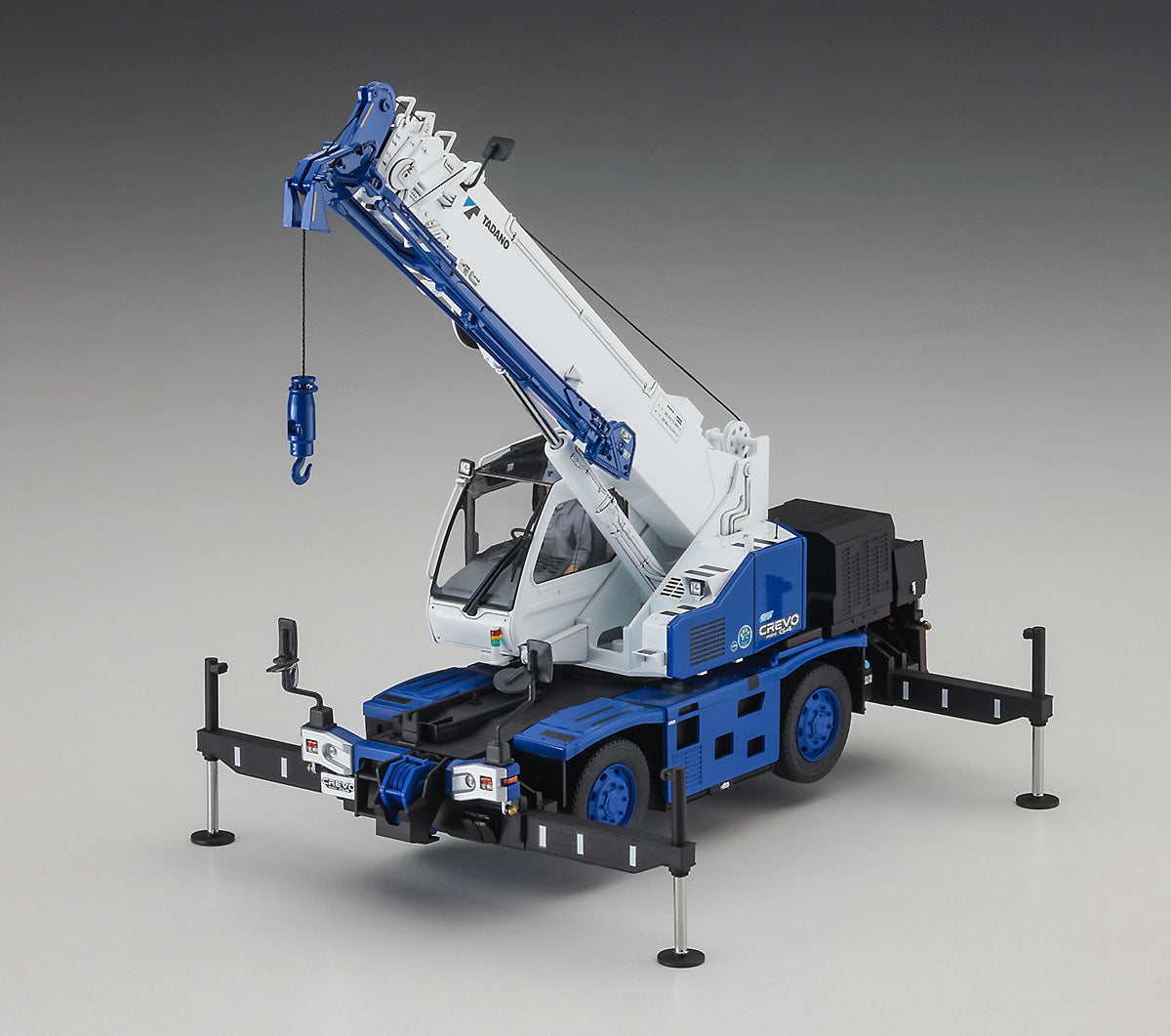 Hasegawa 66110 Tadano Rough Terrain Crane GR-130NL/N CREVO Mini G4 &amp;quot;H-Type Outrigger&amp;quot; 1/35 – immagine 2