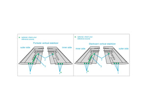 Quinta Studio QP48033 F/A-18A/B/C/D tail reinforcement plates (all kits) 1/48 – image 2