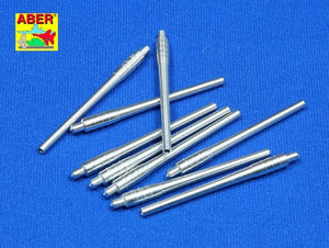 Aber 350L-09 Set of 9 pcs 460 mm barrels for Japanese ships Yamato and Musashi 1/350