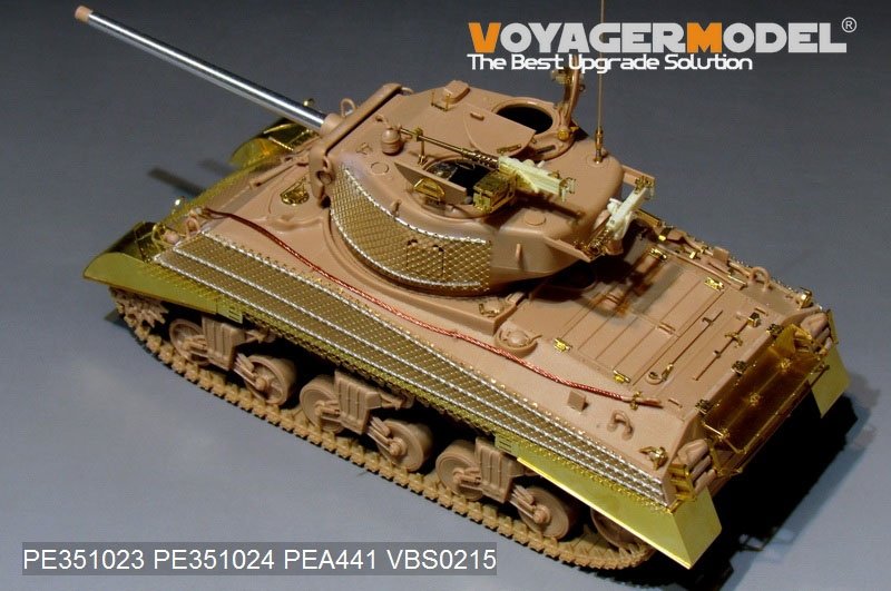 Voyager Model PE351023 WWII US M4A3 (76) in Mid Tank Basic For MENG TS-043 1/35 – immagine 5