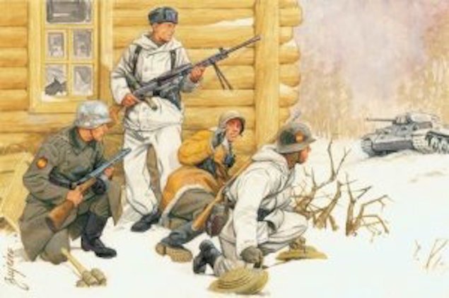 Dragon 6674 Division bleue allemande Volontaires espagnols, Front de l&amp;#39;Est 1942-43 (1/35)