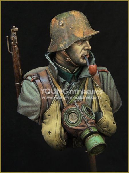 Young Miniatures YM1857 GERMAN STORMTROOPER WWI 1/10 – obrázek 9