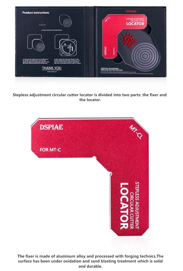 DSPIAE MT-CL Stepless Adjustment Circular Cutter Locator (For MT-C Circular Cutter) / Lokalizator noża – zdjęcie 2