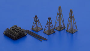 Omask 104815 Jack stand set Luftwaffe 3D print 1/48 – image 3