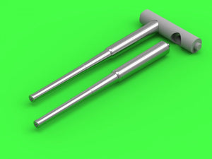 Master SM-350-097 Gun barrels of the French pre-dreadnought Danton - 305mm (4 pcs.), 240mm (12 pcs.), 75mm (16 pcs.), 47mm (8 pcs.) (1/350) – image 3