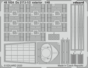 Eduard 481024 For 217J-1/2 exterior 1/48 ICM