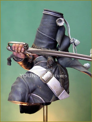 Young Miniatures YH1836 The DeathFrederick the Great&amp;#39;s 5th Hussars 1/10 – obrázek 4