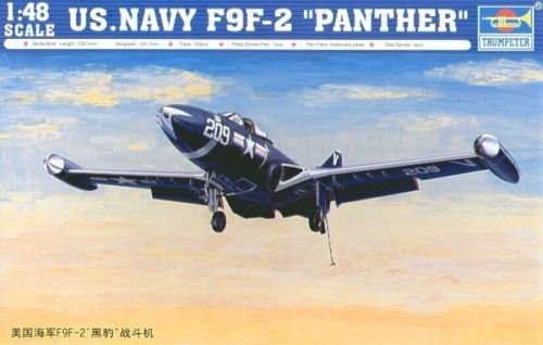 Trumpeter 02832 US.NAVY F9F-2 PANTHER 1/48
