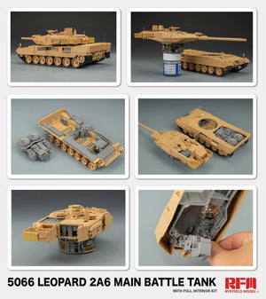 Rye Field Model 5066 Leopard 2 A6 - FULL INITERIOR 1/35 – obrázek 8