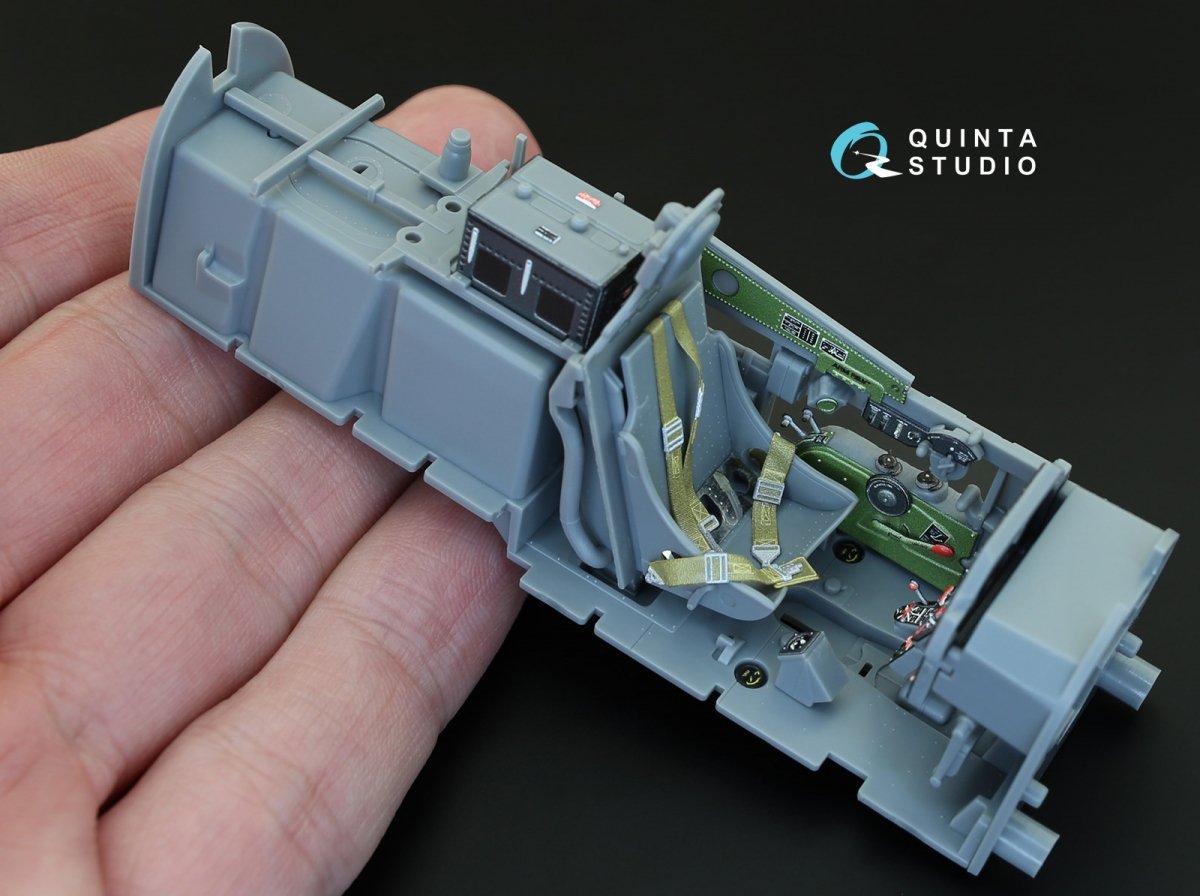 Quinta Studio QD32005 P-51D (Early) 3D-Printed &amp;amp; colored Interior on decal paper (for Tamiya kit) 1/32 – obrázek 5