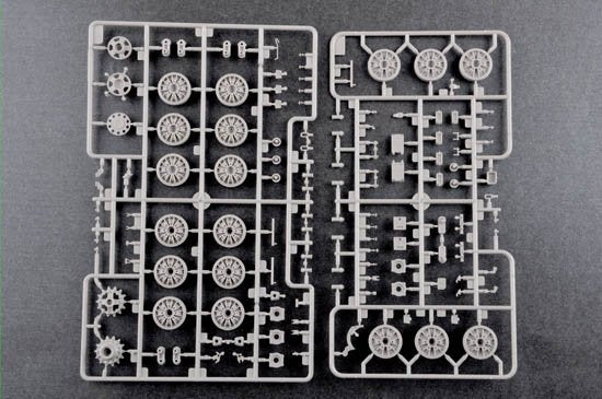 Trumpeter 05599 Russian T-72B/B1 MBT (w/kontakt-1 reactive armor) 1/35 – Bild 13