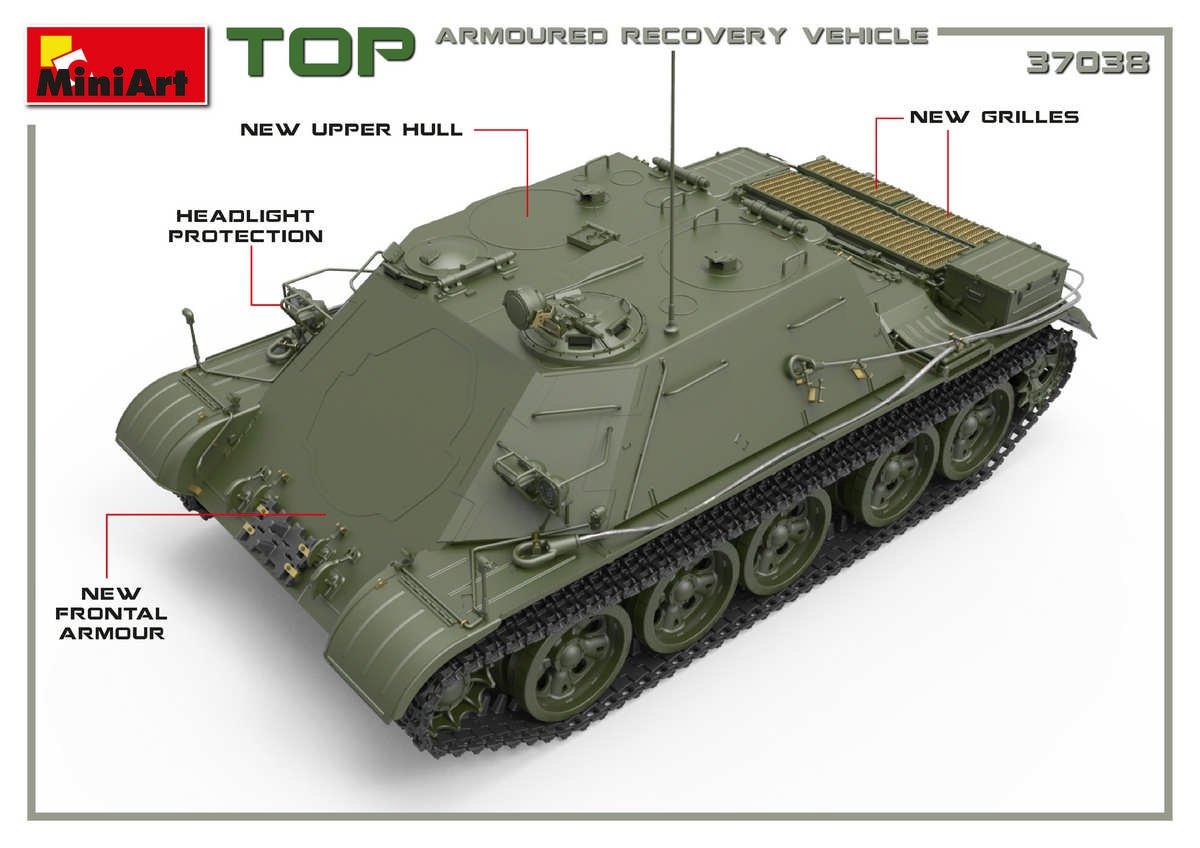 MiniArt 37038 TOP ARMORED RECOVERY VEHICLE 1/35 – Bild 3
