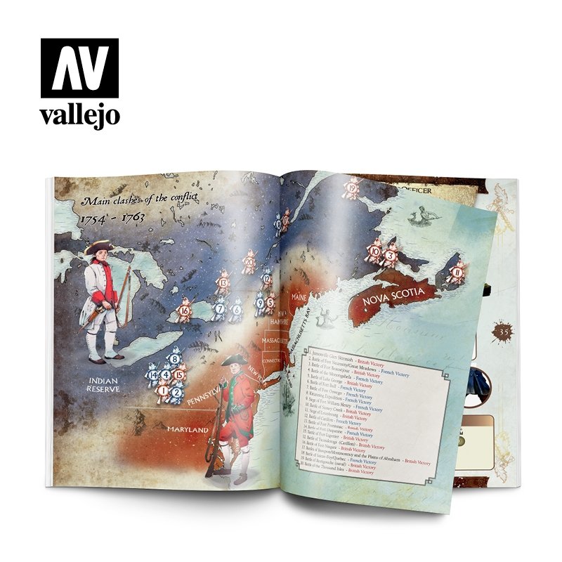 Vallejo 75044 Painting War: French and Indian War EN – obrázek 4
