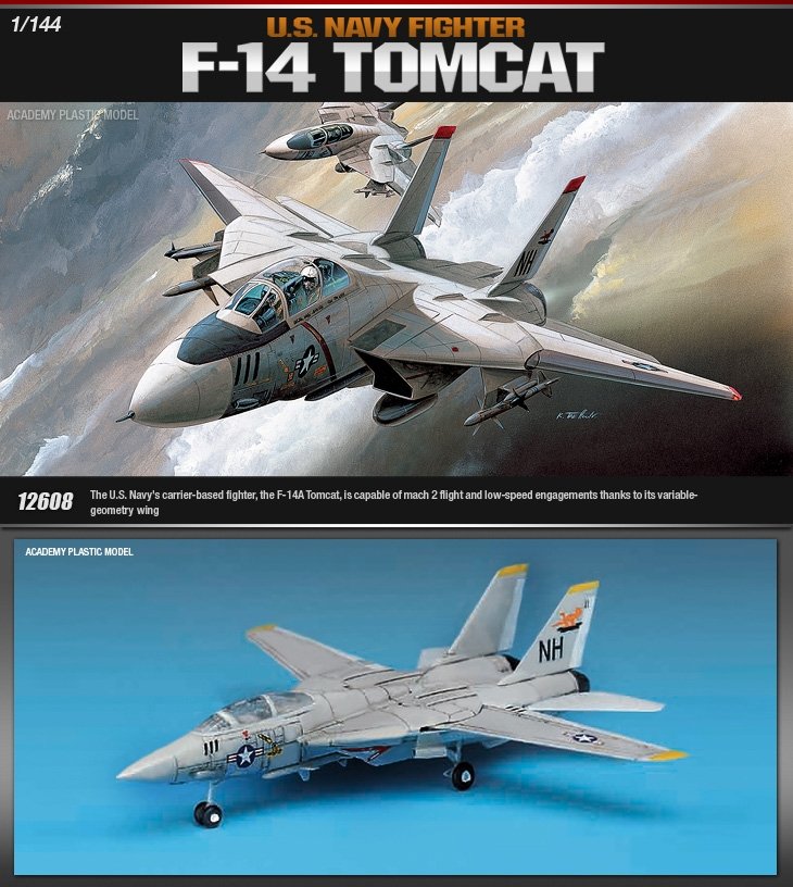 Academy 12608 F-14 Tomcat 1/144 – image 2