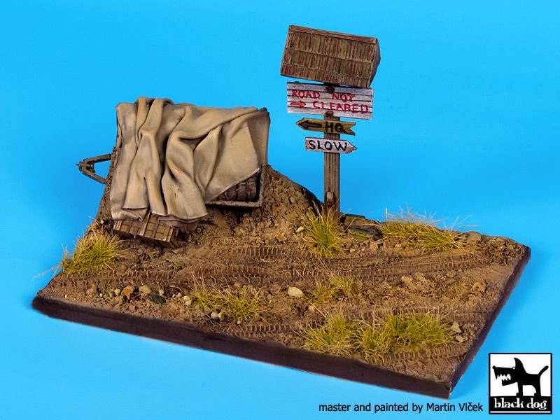Black Dog D35063 Road with trailer base 1/35 – Bild 5