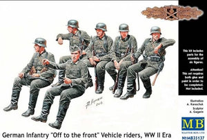Master Box 35137 German Infantry Off to the front Vehicle riders WW II Era (1/35)