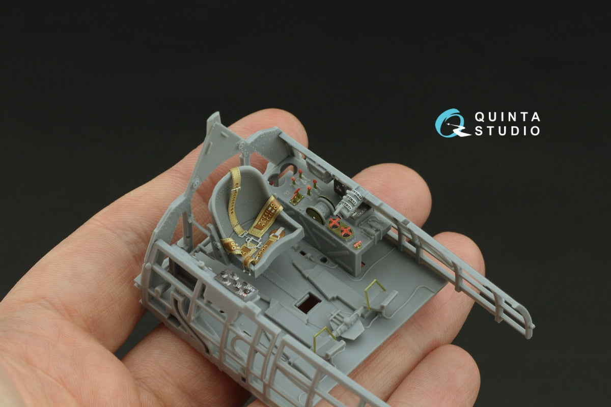 Quinta Studio QD32240 Mitsubishi J2M3 Raiden 3D-Printed &amp;amp; colored Interior on decal paper (Zoukei Mura) 1/32 – obrázek 10