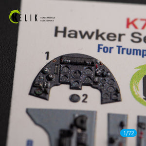 KELIK K72153 Hawker Sea Fury FB.11 - interior 3D decals for Trumpeter kit 1/72 – imagen 2