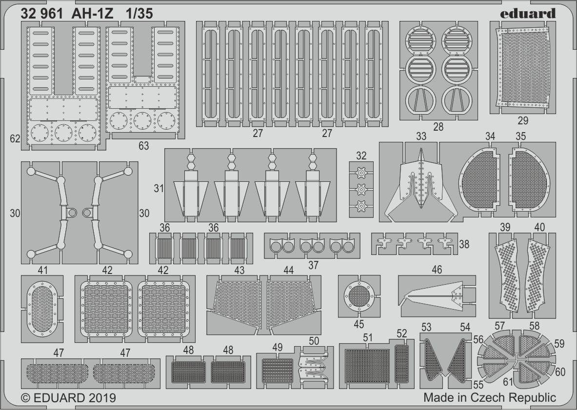 Eduard 32961 AH-1Z 1/35 ACADEMY – immagine 2