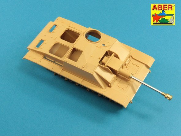 Aber 35L-059n German StuK.40 L/48 7.5 cm Barrel with middle muzzle brake for Stug.III, Ausf G - middle model (1/35) – image 6
