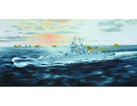 Trumpeter 05752 French Battleship Jean Bart 1950 1/700