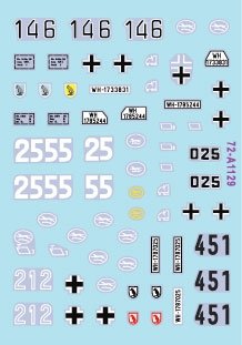 Star Decals 72-A1129 Windhund # 1. 116. Pz Division Windhund 1/72 – image 3