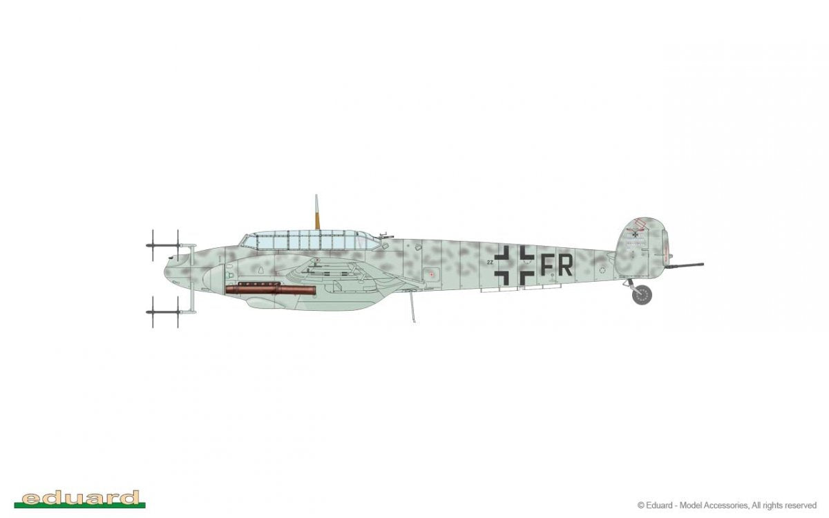Eduard 8405 Bf 110G-4 1/48 – obrázek 15