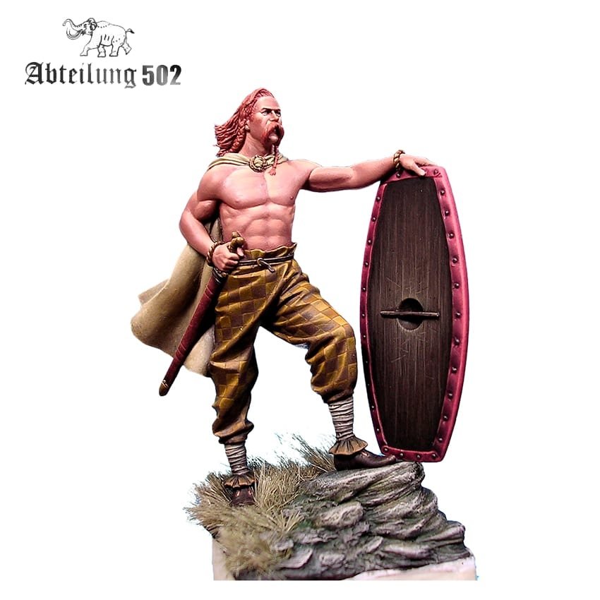 502 Abteilung ABT1017 CELTIC WARRIOR 3RD CENTURY BC 54MM RESIN. – Bild 2
