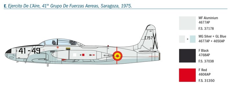 Italeri 1444 T-33A SHOOTING STAR 1/72 – image 13