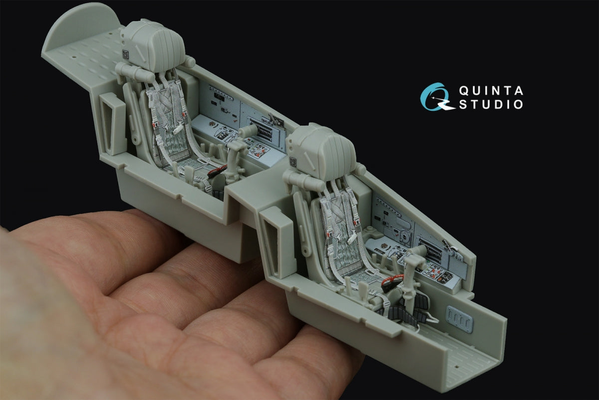 Quinta Studio QD32227 MiG-29UB 3D-Printed &amp;amp; colored Interior (Trumpeter) 1/32 – immagine 14
