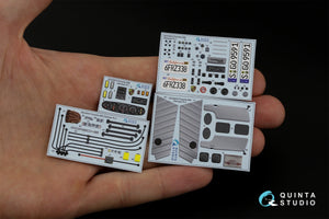 Quinta Studio QD24003 Porsche 959 3D-Printed &amp;amp; colored Interior on decal paper (Tamiya) 1/24 – obrázek 4